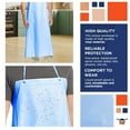 thumbnail image 3 of Blue Disposable Vinyl Aprons, 6 Mil Waterproof PVC, 72 Count, 35 x 45 in, 3 of 6