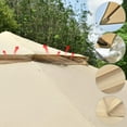 thumbnail image 5 of Yescom All in 1 11x11ft Pop-Up Gazebo Tent with Mesh Sidewall Carry Bag Canopy Shelter for Outdoor Home Patio, 5 of 10