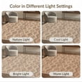thumbnail image 7 of ODIKA 9'x12' Washable Area Rug Non-Slip, Chair-Friendly Geometric Interlocking Shapes Faded Vintage Contemporary Assorted for Dining Room, Basement, Large Office, 7 of 7