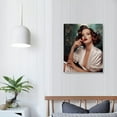 thumbnail image 3 of Nawypu Fashion Poster Beauty Wall Art Women Hair Curlers Pictures Sexy Red Lipstick Lips Wall Art Canvas Posters Prints Picture for Living Room Bedroom Office Kitchen Decor, 3 of 4