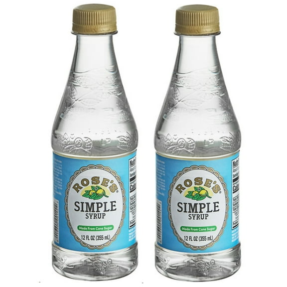 Rose's Simple Syrup 12 fl. oz l Pack of 2
