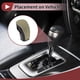 thumbnail image 3 of Cubierta de pomo de cambio de marchas Unique Bargains para automóvil, protector de manija de cambio para Buick Envision, cuero sintético negro y beige, 3 of 6