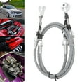 thumbnail image 3 of Auto Shifter Cable, Rubber + Stainless Steel Flexible Car Shifter Cables Durable  Replacement For RSX Type-S / K-Swap Setups For Car Modification, 3 of 8