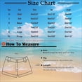 thumbnail image 4 of Blmnix Summer Shorts for Women Pleated Jean Shorts Micro Shorts Short High Blue Beach Shorts for Women,M, 4 of 4
