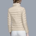 thumbnail image 6 of Women Lightweight Packable Puffer Jacket Stand CollorCasual Feather Down Coat Water Resistant Winter, 6 of 6