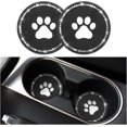 thumbnail image 1 of 2 posavasos universales para taza de coche, 2,75 pulgadas, soporte para taza de coche con pata de perro, juego de almohadillas de inserción (yu-1) LingWen 8390605457289, 1 of 1