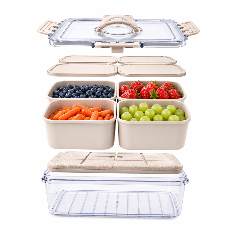ZB1 countingstars 中華 ウォーターパーク　9枚コンプセット 2 pack) Cook with Color 4-Compartment Portable Snack Box Food