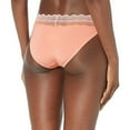 thumbnail image 2 of Calvin Klein Women's Lace Trim Bikini Underwear Mellow Orange Size S, 2 of 4