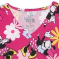 thumbnail image 5 of Disney Minnie Mouse Women’s V-Neck Short Sleeve Scrub Top – Allover Print (S-3XL), 5 of 8