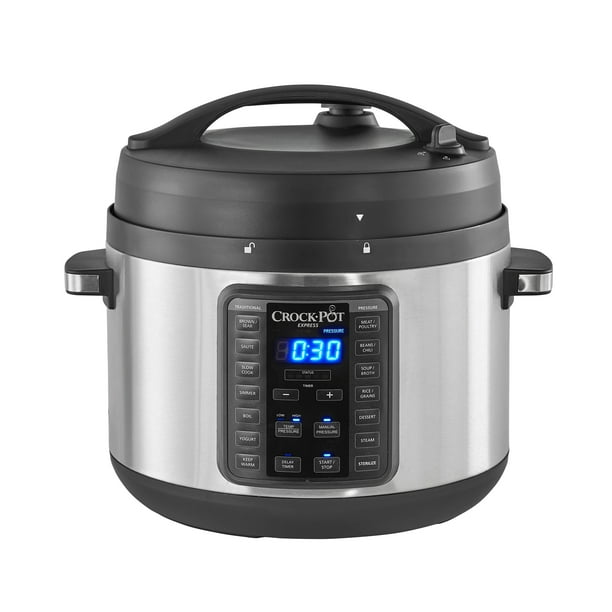 Crock-Pot 10-Qt. Express Crock Pressure Cooker with Easy Release Steam ...
