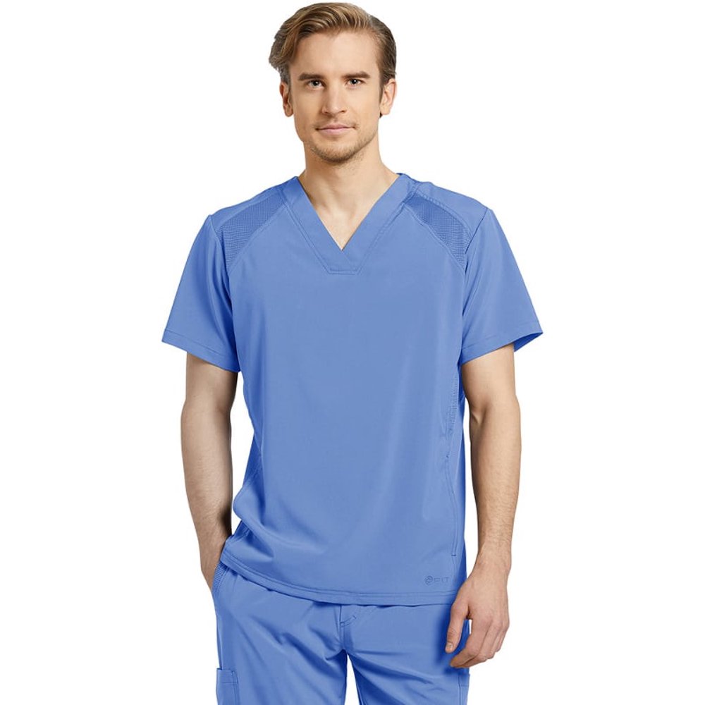 White Cross Fit by White Cross Men's VNeck Solid Scrub Top Walmart