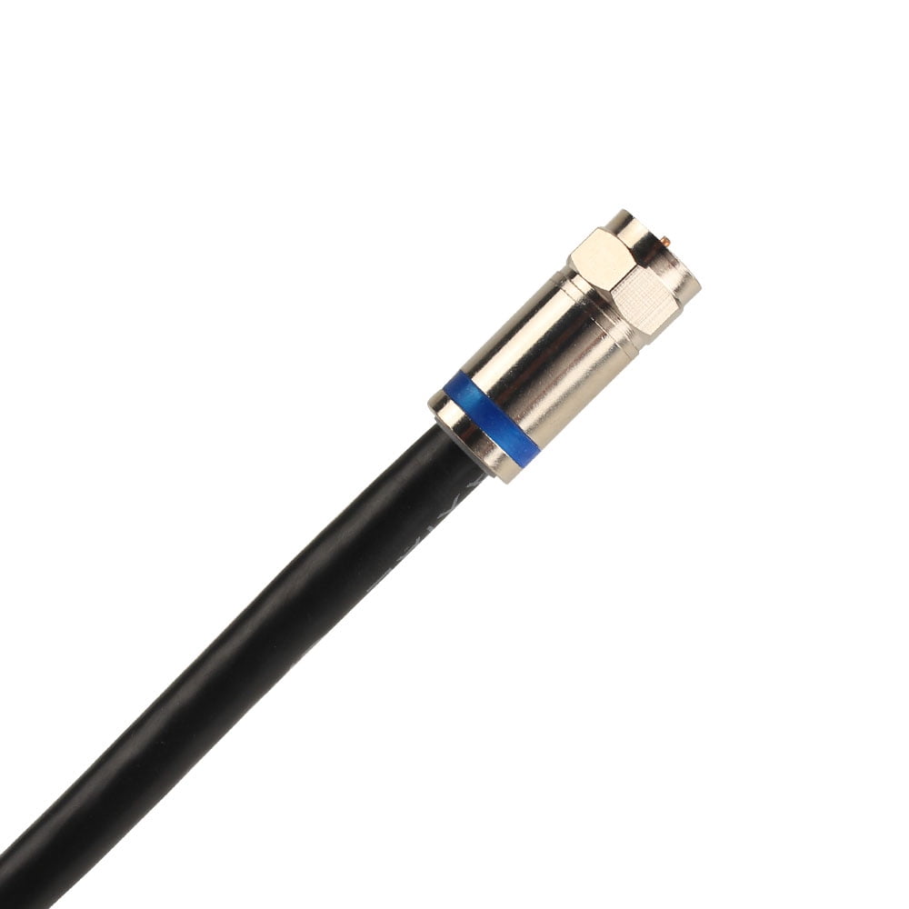 Skyline RG6 Jumper Cable W/ Lock & Seal Connectors (12ft | Pack of 5) Manufactured by Skywalker AV Supply