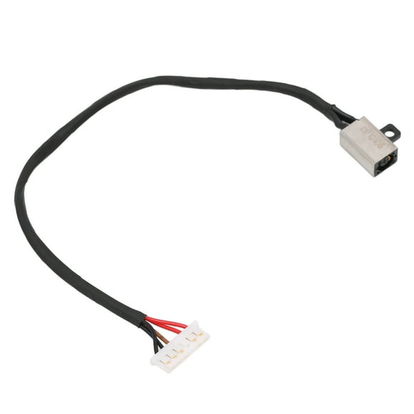Reemplazo de cable de conector de alimentación de CC de metal con conector de alimentación de CC para Dell Inspiron 15 41113 5100 14‑3000 3458