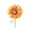 Orange, variant on Twfbrm Sunflowers Garden Stakes for Outdoor, 12 Inch Metal Flowers Garden Stakes, Rust and Weather Resistant Artificial Flower Stick Faux Plant Pick Yard Art Decorations for Lawn Porch Patio Pathway