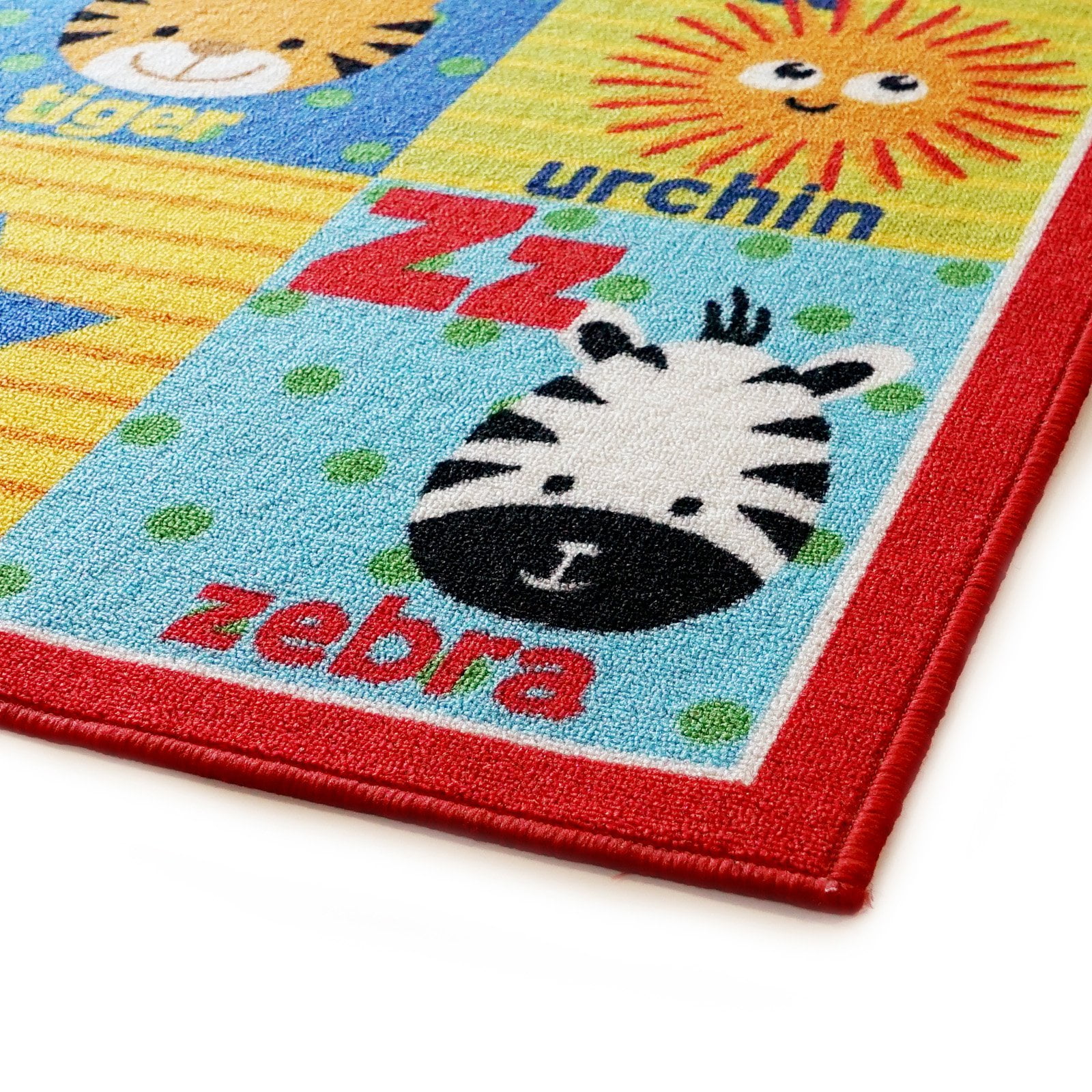 Smithsonian Alphabet Friends Rug, 5'3"x7'5", Multi-color
