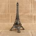 thumbnail image 5 of Decoración de la torre de París - Estatuilla de la torre de París en tono bronce Estatua Vintage Modelo de aleación Decoración Estatuilla Réplica Soporte Adorno para recuerdos - 15CM/25CM(25cm), 5 of 6