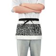 thumbnail image 2 of IAUYY Waiter's Apron with 3 Pockets Waterproof Adjustable Cooking Aprons for Kitchen for Woodworkers Artists and Gardening Gifts for Women Weave-patterned Painting, 2 of 7