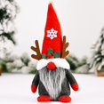 thumbnail image 2 of Christmas Gnomes Plush Decorations Gift Handmade Scandinavian Tomte Stuffed Santa Xmas Decor for Home Farmhouse Tiered Tray, 2 of 6