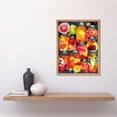 thumbnail image 2 of Fruit Preserves Folk Art Watercolour Painting Art Print Framed Poster Wall Decor 12x16 inch, 2 of 5