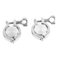 thumbnail image 1 of Weld Ferrule Clamp, Sanitary Pipe Weld Ferrule 304 Stainless Steel 2 Set Portable  for Home, 1 of 8