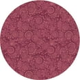 thumbnail image 1 of Ahgly Company Indoor Round Patterned Crimson Red Area Rugs, 6' Round, 1 of 6