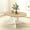 White, variant on MDQMD 59" Farmhouse Dining Table for Kitchen Expandable Oval Table with Removable Leaf & X-Shaped Trestle Base Space Saving Black MDF Table