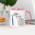thumbnail image 3 of CafePress - I Hate My Job - 11 oz Ceramic Mug - Novelty Coffee Tea Cup, 3 of 4
