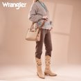 thumbnail image 6 of Wrangler Tote Bag for Women Western Retro Purse Top Handle Handbags with Aztec Strap, Tan, 6 of 8