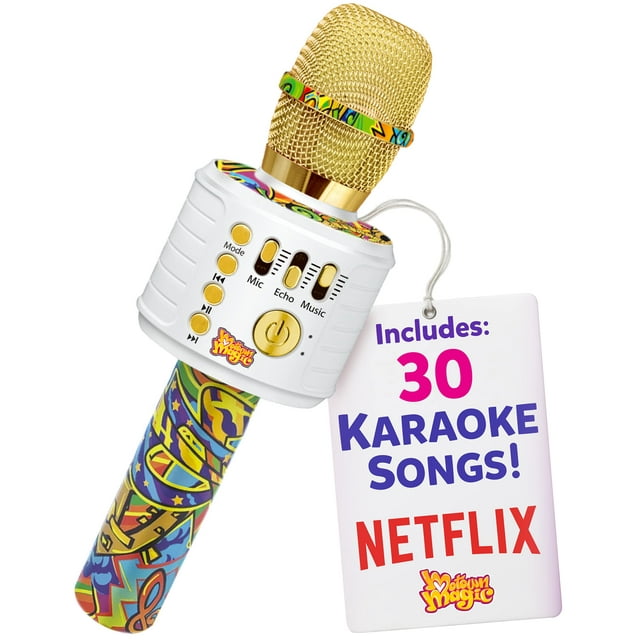 Micrófono de karaoke Move2Play con Bluetooth y canciones precargadas