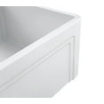 thumbnail image 5 of Olde London Farmhouse Fireclay 24" Kitchen Sink with Grid and Strainer in White, 5 of 7