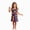 N207-Dark Purple, variant on NOLDARES Girls Nightgowns Halloween Spider Print Sleepwear Night Sleep Dress Pajamas Little Kids Toddler Soft Nightgown(N207-Yellow)