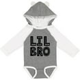thumbnail image 3 of Inktastic Little Brother Lil Bro Boys Boys Long Sleeve Baby Bodysuit, 3 of 5