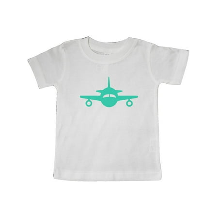 

Inktastic Cute Teal Airplane Gift Baby Boy or Baby Girl T-Shirt