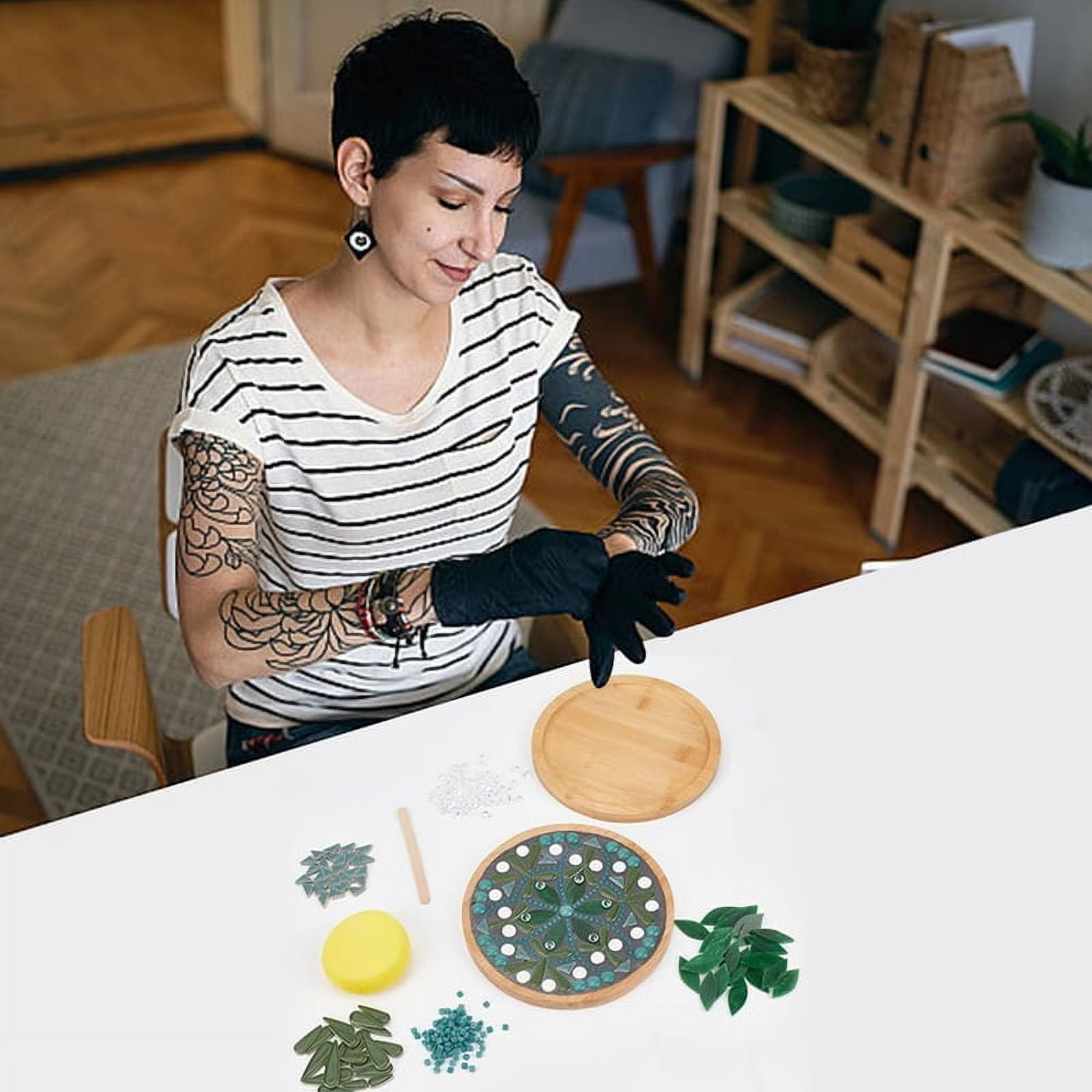 1set x mosaic kits for adults-As Shown