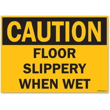U.S. Stamp & Sign USS5494 Safety Sign