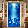thumbnail image 5 of Religious Design Christmas Nativity Scene Decorative Banner for Holiday Event Indoor Decoration, 5 of 9
