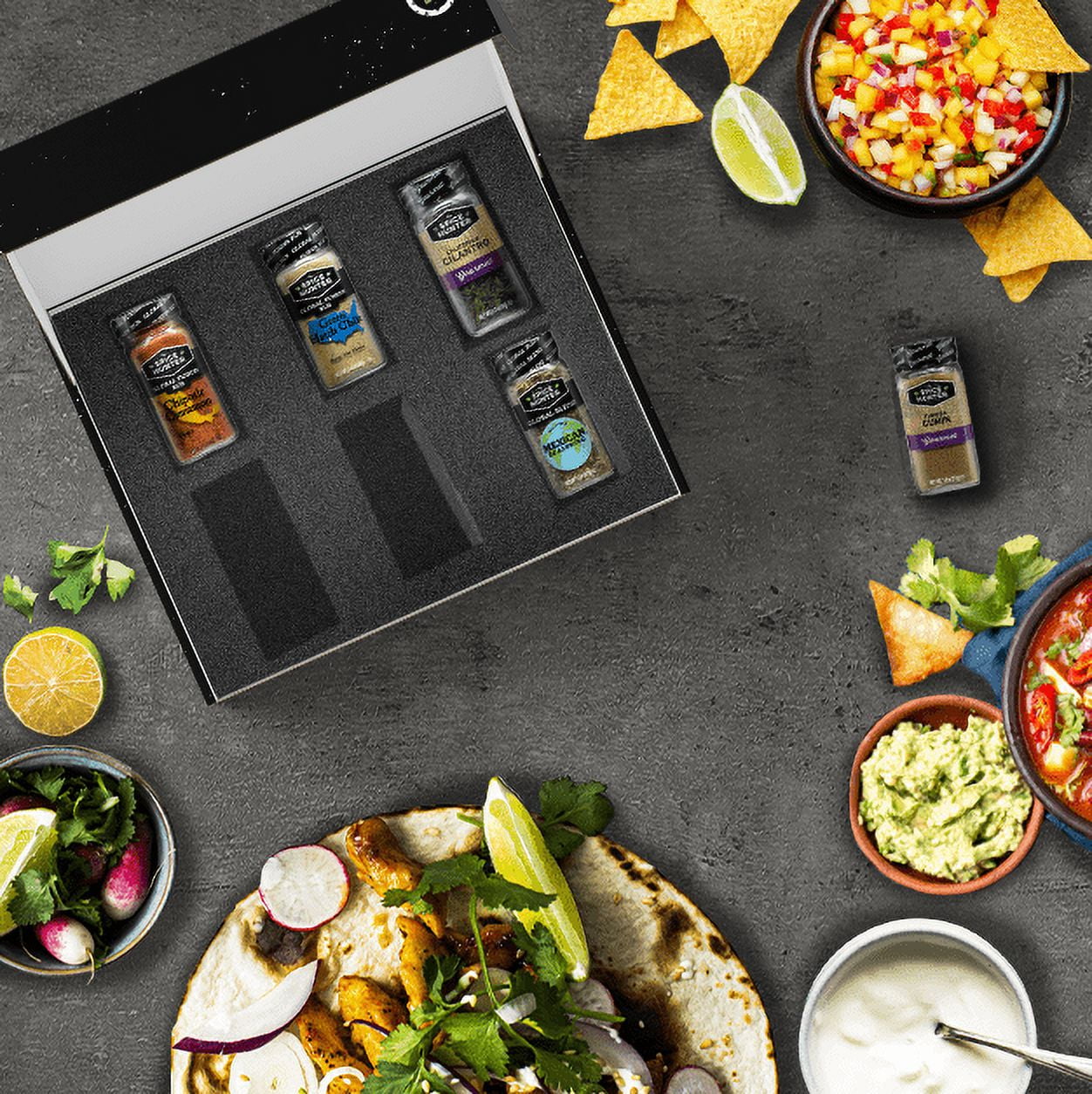 The Spice Hunter Taco Tuesday Seasoning Kit | 6 Spices and Recipe Gift Box