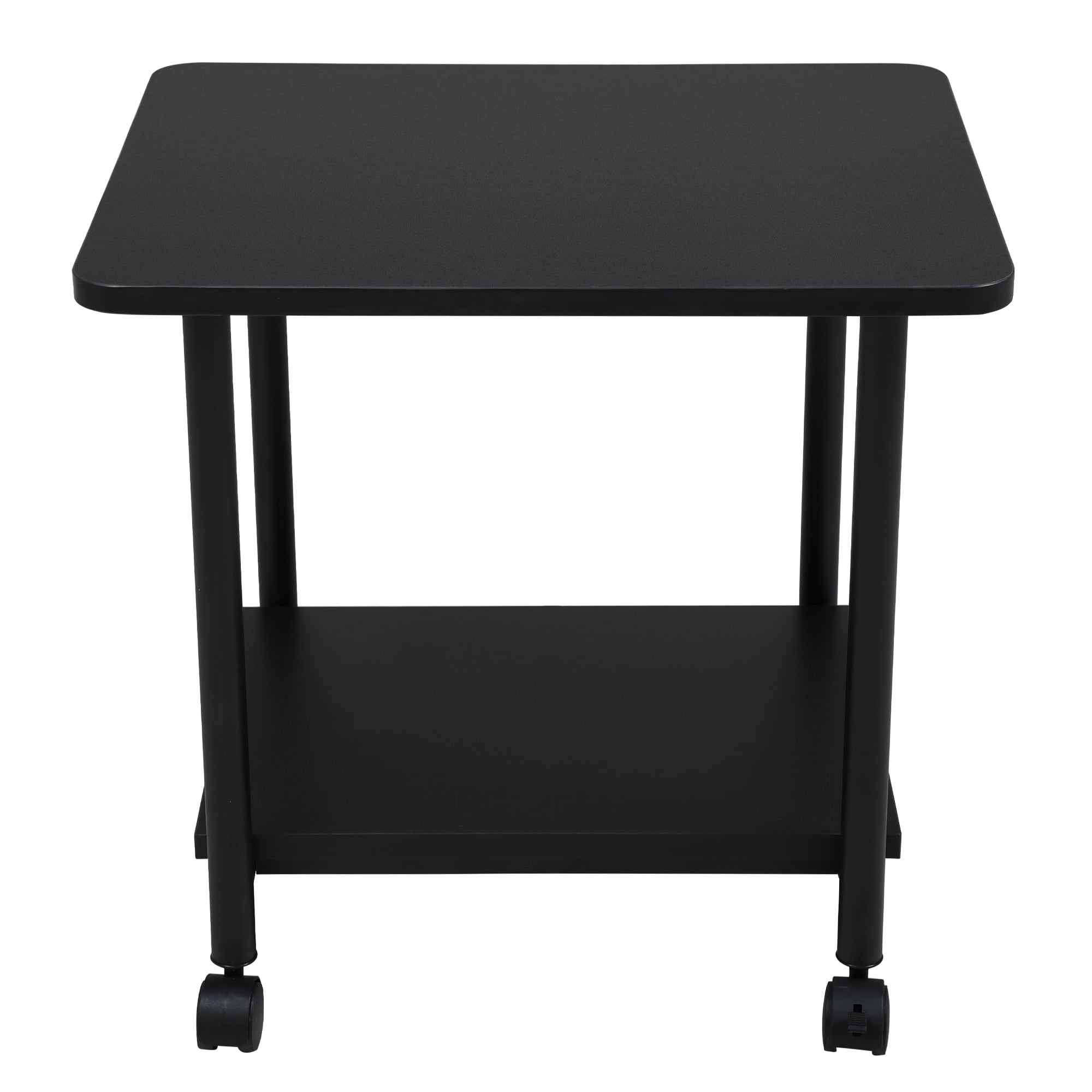 Kepooman Modern Printer Stand with 4 Universal Wheels, 2-Tier Portable Printer Cart Perfects for Office Living Room Kitchen, Black Kepooman Modern Printer Stand with 4 Universal Wheels, 2-Tier Portable Printer Cart Perfects for Office Living Room Kitchen, Black