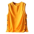 thumbnail image 2 of Men's Tank Top Sleeveless Cotton Thin Basketball Vest - Sweat Absorbent, Muscle Display, Multiple Colors, 2 of 5