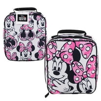 Disney Minnie Mouse Rectangular Lunch Bag - 9.5" - Pink And White