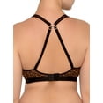 thumbnail image 5 of Smart & Sexy Women's Sheer Mesh Plunge Bralette and Matching 2 Pack High Leg Brief Panty Set, SA1518, 5 of 6