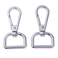 thumbnail image 4 of 10pcs Swivel Clasps Lanyard Snap Hook Lobster Claw Clasp zipper pulls, handbag and Keychain Rings 20mm, 4 of 9