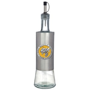 Stainless Steel Jacketed Tank - Georgia Tech Yellow Jacket Color Logo Pour Spout Stainless Steel Bottle
