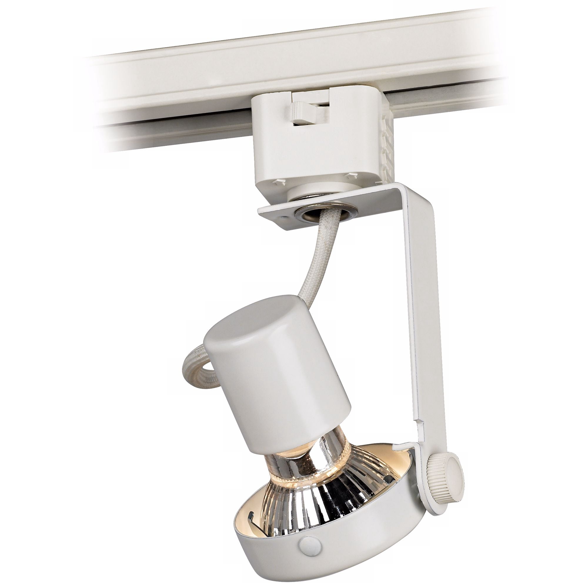 Juno Lighting Track Lighting Head,Gimbaled,Wht,2 1/8in R711 WH