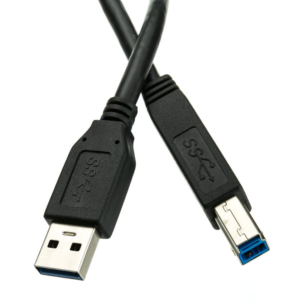 Black ACL 3 Feet USB 2.0 A Male to Micro-B Male Cable 10 Pack