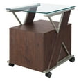 thumbnail image 5 of Zenos Mobile File Cabinet with Casters in Traditional Cherry Red Engineered Wood, 5 of 11