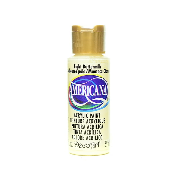 Americana Acrylic Paints Light Ermilk 2 Oz Pack Of 8 Com - Americana Craft Paint Colors Americana Acrylic Paints Light Ermilk 2 Oz Pack Of 8 Com - Americana Craft Paint Colors