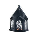 thumbnail image 2 of Halloween Pumpkin Decorations - Halloween Decorative Lantern with Flickering LED Light, Haunted House Pumpkin Scene, Battery Operated Tabletop Lamp for Indoor Outdoor Party Decor, 2 of 4