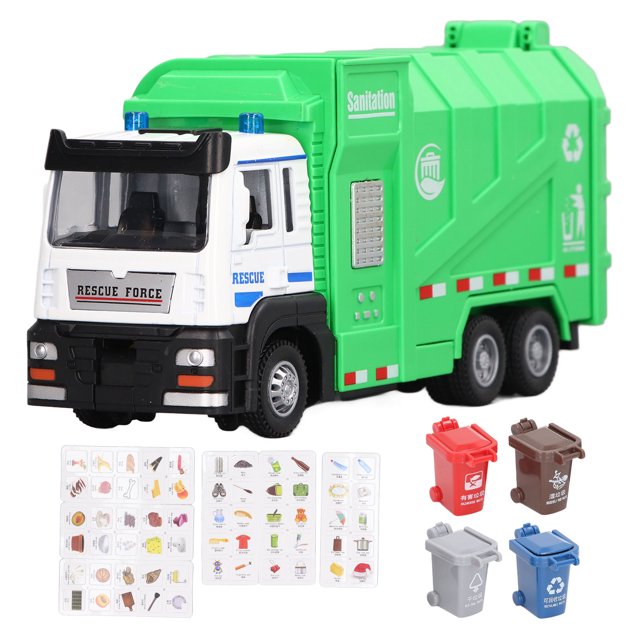 Modèle de Véhicule Sanitaire Jouets, Modèle de Véhicule Sanitaire Alliage avec 3 Autocollants pour Enfants pour l'Extérieur