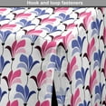 thumbnail image 4 of Floral Dog Crate Cover, Flowers Inspired Romantic Tone Florets, Easy to Use Pet Kennel Cover Small Dogs Puppies Kittens, 7 Sizes, Ceil Blue Pink White, by Ambesonne, 4 of 6